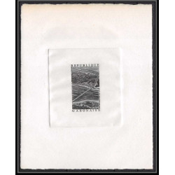 0234 Epreuve d'artiste artist proof Gabon y&t 355 pont (bridge) Lambarene