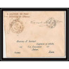 0461 division navale du maroc direction des ports mehediya 1913 Lettre cover occupation du maroc War signé