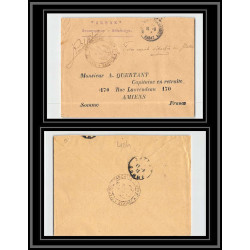 0484 division navale du maroc zebre remorqueur méhédiya Rabat 1913 Lettre cover occupation du maroc War signé