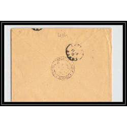 0484 division navale du maroc zebre remorqueur méhédiya Rabat 1913 Lettre cover occupation du maroc War signé