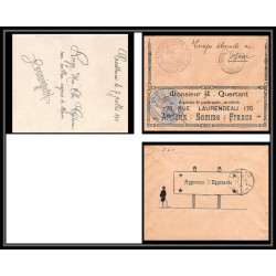 3803 division navale en rade casablanca marine francaise 1911 illustree Lettre cover occupation du maroc War