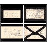 3807 division navale en rade Tanger marine francaise 1911 Lettre cover occupation du maroc War