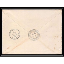 3817 division navale des ports Mehedya 1914 LAC Lettre cover occupation du maroc War