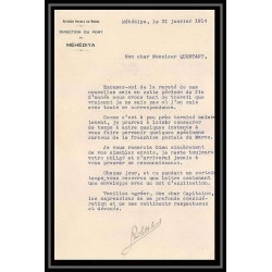 3817 division navale des ports Mehedya 1914 LAC Lettre cover occupation du maroc War