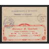 3828 division navale Canonnière la surprise 1912 illustree Lettre cover occupation du maroc War