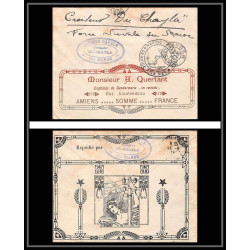 3843 division navale croiseur Du Chayla 1911 illustree Lettre cover occupation du maroc War