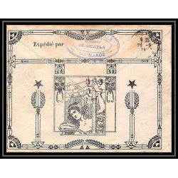 3843 division navale croiseur Du Chayla 1911 illustree Lettre cover occupation du maroc War