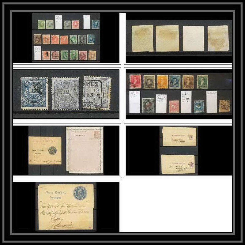 159 - Argentine (Argentina) collection de timbres anciens tres forte cote dont N° 7d