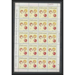 183 - Cuba ** MNH N° 1009/1015 Coquillages shell shells feuilles (sheets)