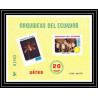 201 Equateur (ecuador) ** MNH bloc ** - Orchidées orchids fleur flowers flower fleurs
