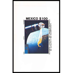 219 Mexique (Mexico) BLOC N° 31 Espace (space) SATELITE MORELOS ** mnh 