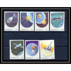 243 Nicaragua N° 1330/33 + 1059/1061 Espace (space) neuf ** mnh