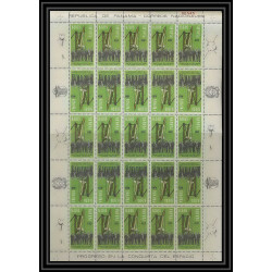 290 Panama ** MNH N° 432/433 + PA 400/402 espace (space) Satellites ITALIENS feuille complete (full sheet)