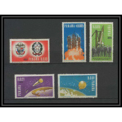 290a Panama ** MNH N° 432/433 + PA 400/402 espace (space) Satellites ITALIENS