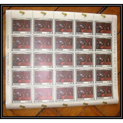 Paraguay - 137c ** MNH N° 906/911 Rembrandt Overprinted espace (space) ATS IN ORBIT feuilles (sheets)