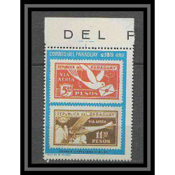 Paraguay - 144 ** MNH upu timbres sur timbres