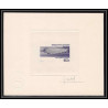 0567 Epreuve d'artiste artist proof benin y&t 270 zeppelin Signé signed autograph Combet