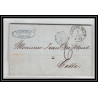 41059 Lettre LAC Allemagne (Deutschland) hamburg tour-t forbach 1868 pour cette France marque postale entree Vorlaufer