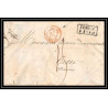 41112 Lettre LAC Allemagne Deutschland Coeln cologne 1849 convoyeur cette herault France marque d'entree Vorlaufer