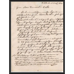41112 Lettre LAC Allemagne Deutschland Coeln cologne 1849 convoyeur cette herault France marque d'entree Vorlaufer