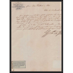 41123 Lettre LAC Allemagne Deutschland Coeln prusse forbach 1846 CPR2 cette herault France marque d'entree Vorlaufer