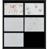 41131 Lettre LAC Allemagne Deutschland hannover TT tour t strasbourg 1843 cette herault France marque d'entree Vorlaufer
