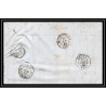 41131 Lettre LAC Allemagne Deutschland hannover TT tour t strasbourg 1843 cette herault France marque d'entree Vorlaufer