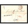 41135 Lettre LAC Allemagne Deutschland hannovre osnarbruck TT tour t strasbourg 1848 cette France marque d'entree