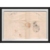 41141 Lettre LAC Allemagne Deutschland Lubeck TT tour t forbach 1867 cette herault France marque d'entree Vorlaufer