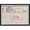 41146 Lettre LAC Allemagne Deutschland Lubeck TTR4 TT tour t strasbourg 1844 cette France marque d'entree Vorlaufer