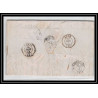 41146 Lettre LAC Allemagne Deutschland Lubeck TTR4 TT tour t strasbourg 1844 cette France marque d'entree Vorlaufer