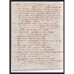 41146 Lettre LAC Allemagne Deutschland Lubeck TTR4 TT tour t strasbourg 1844 cette France marque d'entree Vorlaufer