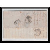 41148 Lettre LAC Allemagne Deutschland Lubeck TTR4 TT tour t strasbourg 1842 cette France marque d'entree Vorlaufer