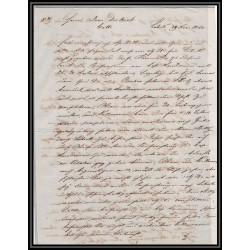 41148 Lettre LAC Allemagne Deutschland Lubeck TTR4 TT tour t strasbourg 1842 cette France marque d'entree Vorlaufer