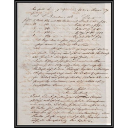 41148 Lettre LAC Allemagne Deutschland Lubeck TTR4 TT tour t strasbourg 1842 cette France marque d'entree Vorlaufer
