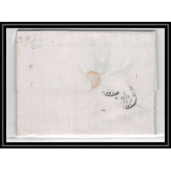 41150 Lettre LAC Allemagne Deutschland Lubeck TTR4 TT tour t strasbourg 1843 cette France marque d'entree Vorlaufer