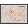 41159 Lettre LAC Allemagne Deutschland Lubeck tour T strasbourg 1847 cette herault France marque d'entree Vorlaufer