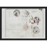 41160 Lettre LAC Allemagne Deutschland Lubeck tour T strasbourg 1846 cette herault France marque d'entree Vorlaufer