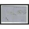 41169 Lettre LAC Allemagne Deutschland harburg 2/12 w hannover 1867 prusse forbach cette herault France marque d'entree
