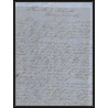 41169 Lettre LAC Allemagne Deutschland harburg 2/12 w hannover 1867 prusse forbach cette herault France marque d'entree
