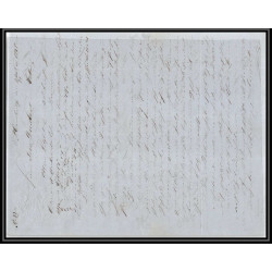 41176 Lettre LAC Allemagne Deutschland Hamburg Tour-T VALENCIENNES 1848 cette herault France marque d'entree Vorlaufer