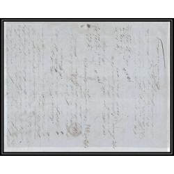 41176 Lettre LAC Allemagne Deutschland Hamburg Tour-T VALENCIENNES 1848 cette herault France marque d'entree Vorlaufer