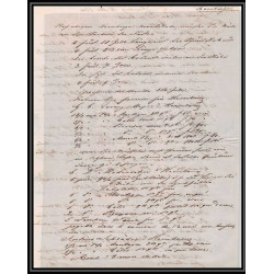 41193 Lettre LAC Allemagne Deutschland Hamburg TT Tour-T strasbourg 1844 TTR4 cette herault France marque d'entree