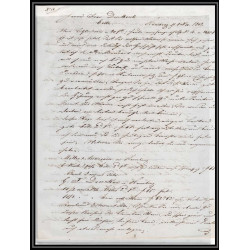 41207 Lettre LAC Allemagne Deutschland Hamburg Tour-T Givet CPR3 1843 cette herault France marque d'entree Vorlaufer