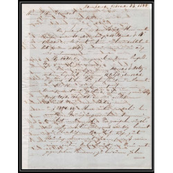 41208 Lettre LAC Allemagne Deutschland Hamburg Tour-T Givet CPR3 1844 cette herault France marque d'entree Vorlaufer