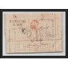 41210 Lettre LAC Allemagne Deutschland Hamburg prusse forbach CPR4 1843 cette herault France marque d'entree Vorlaufer