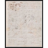 41224 Lettre LAC Allemagne Deutschland Hamburg Tour-T strasbourg 1845 cette France marque d'entree Vorlaufer
