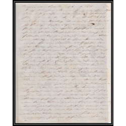 41224 Lettre LAC Allemagne Deutschland Hamburg Tour-T strasbourg 1845 cette France marque d'entree Vorlaufer