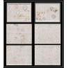 41227 Lettre LAC Allemagne Deutschland Hamburg Tour-T strasbourg 1845 cette France marque d'entree Vorlaufer