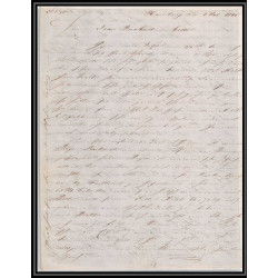 41227 Lettre LAC Allemagne Deutschland Hamburg Tour-T strasbourg 1845 cette France marque d'entree Vorlaufer